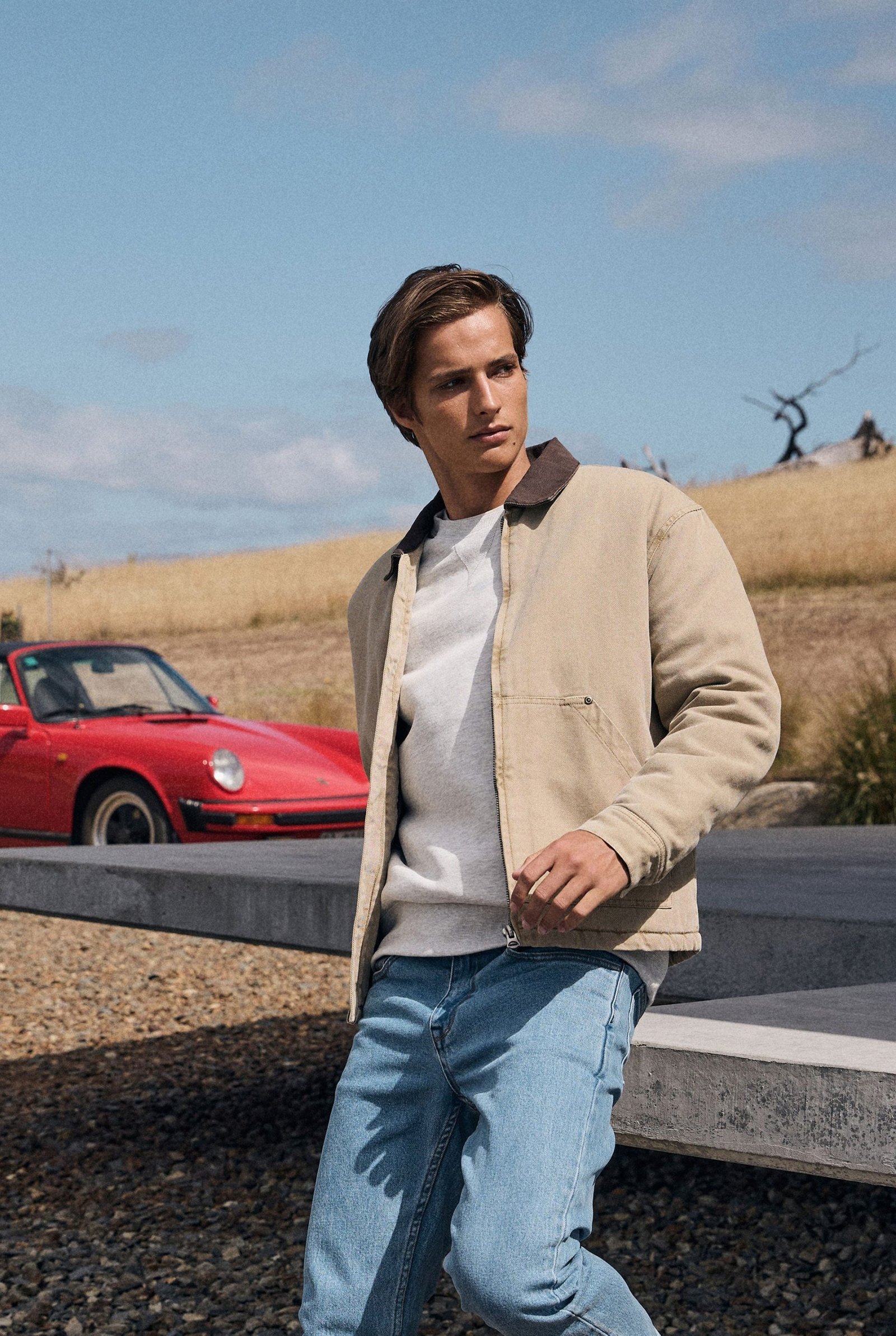 BaileyWorkJacket-Stone.jpg Bailey Work Jacket - Image 1