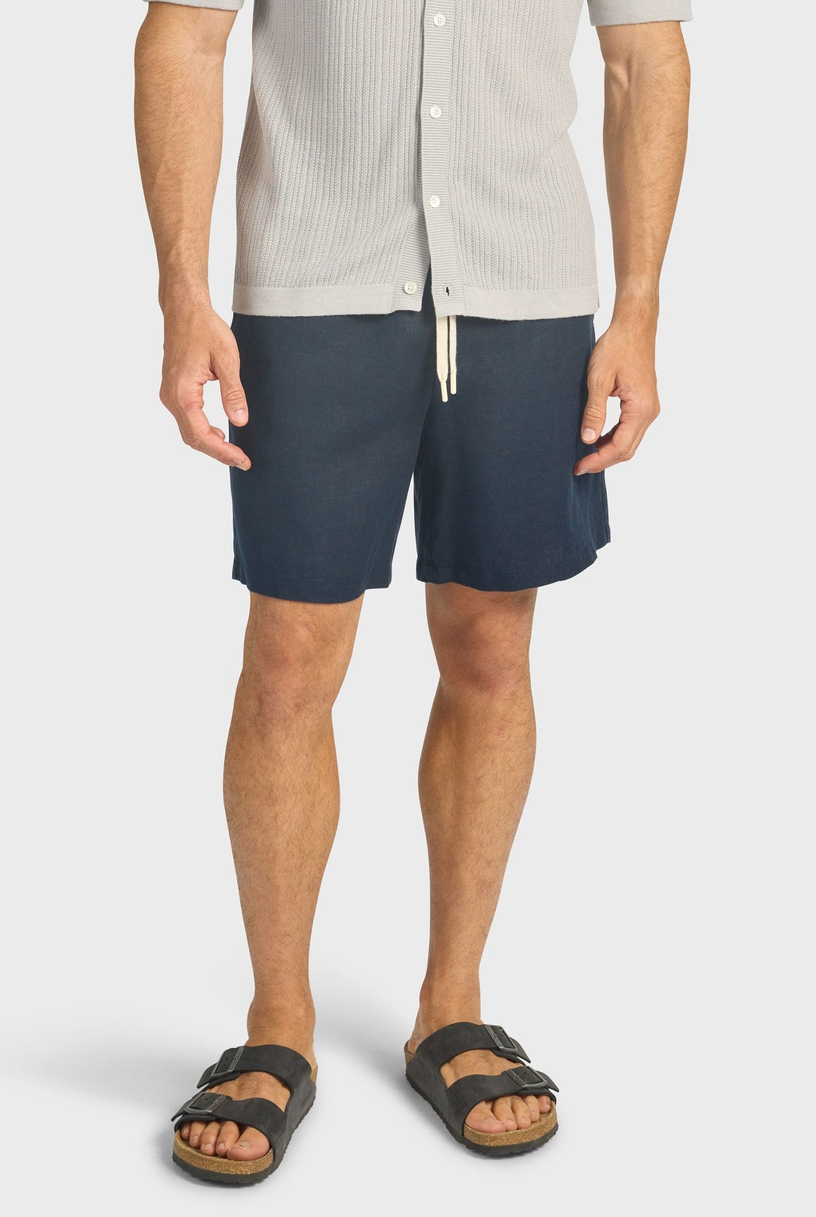 JEFFLINENSHORT-NAVY-B_c1c42cd1-6e24-4ad1-826b-3f1083bb3321.jpg Jeff Linen Short - Image 1