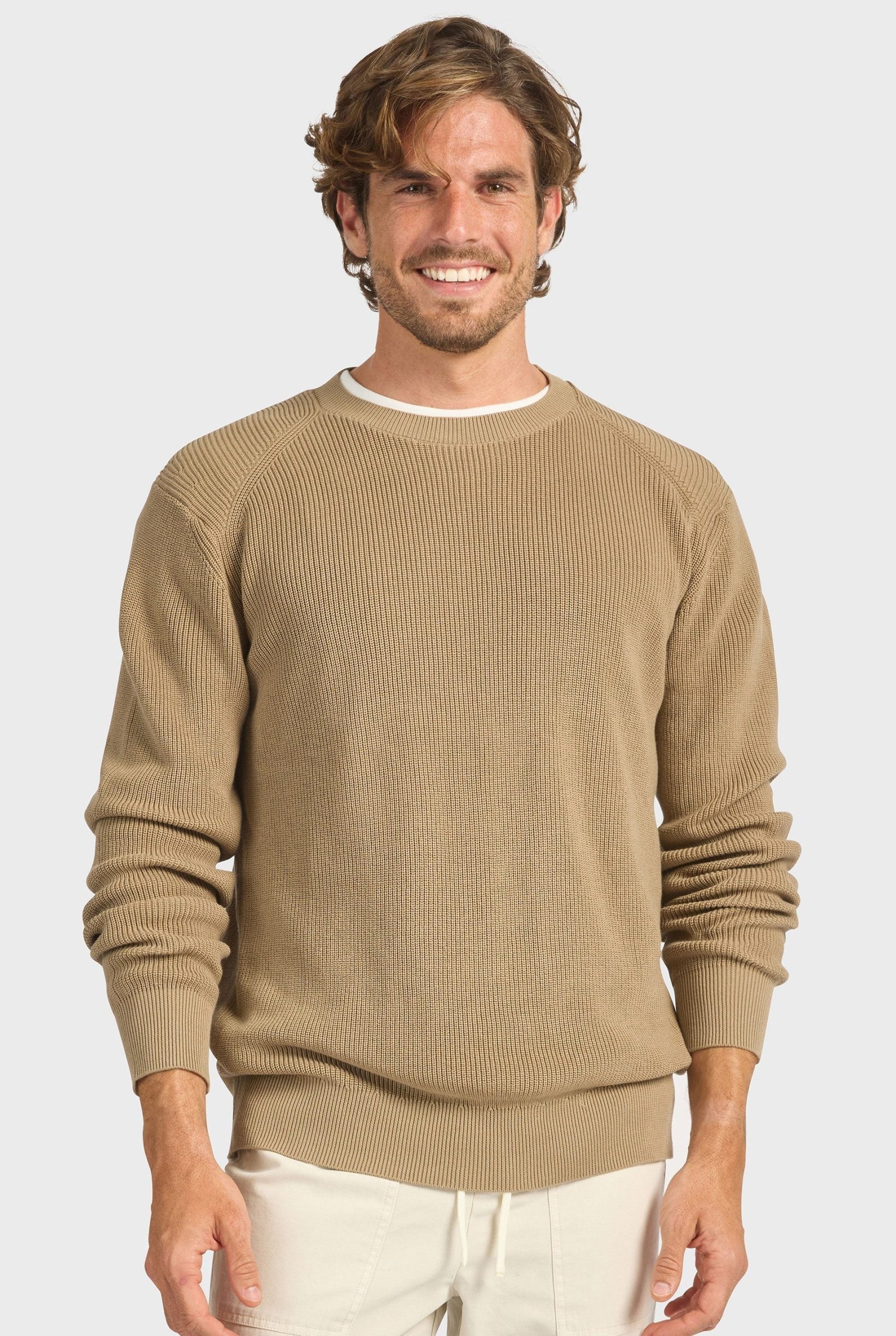 OLIVERKNITCREW-OTTERTAN-B.jpg Oliver Knit Crew - Image 1
